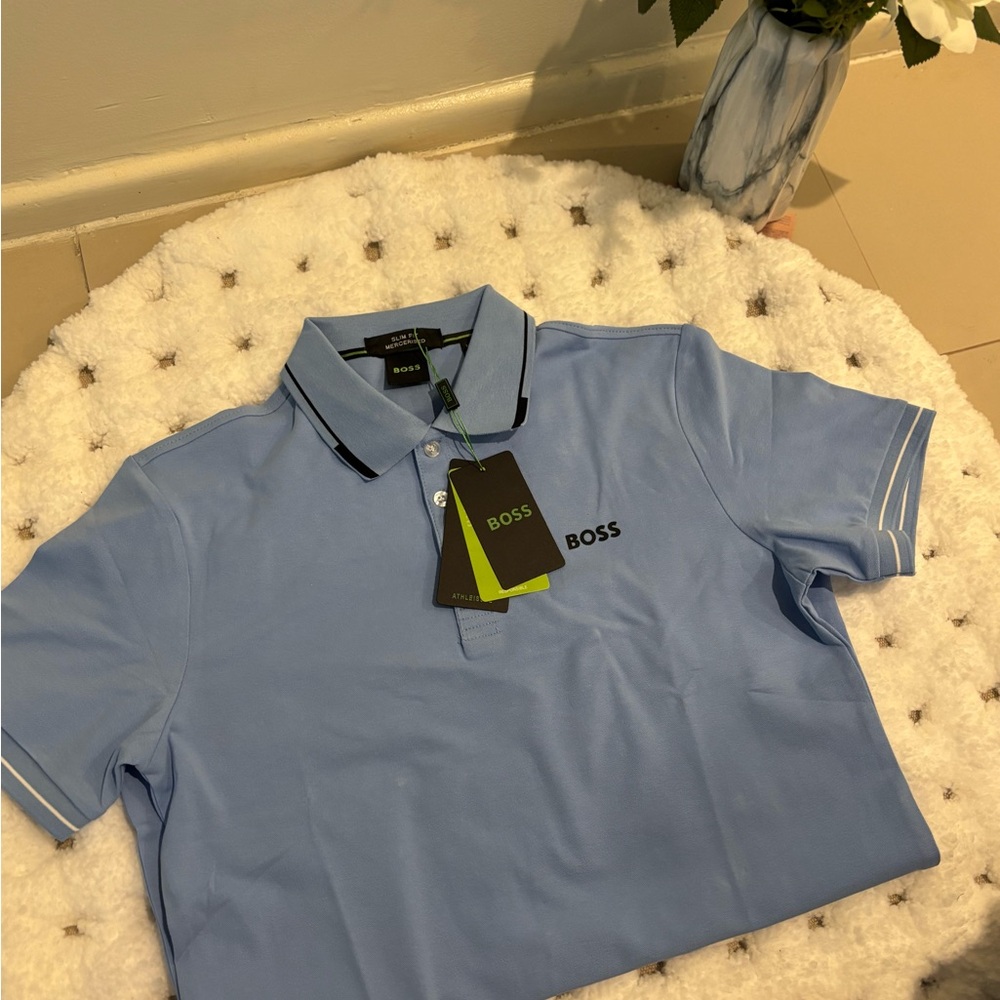 Boss Sky Blue Polo Shirt